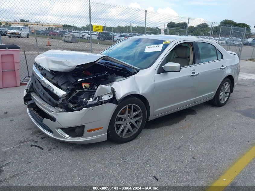 2012 Ford Fusion Sel VIN: 3FAHP0JA3CR444036 Lot: 38898143