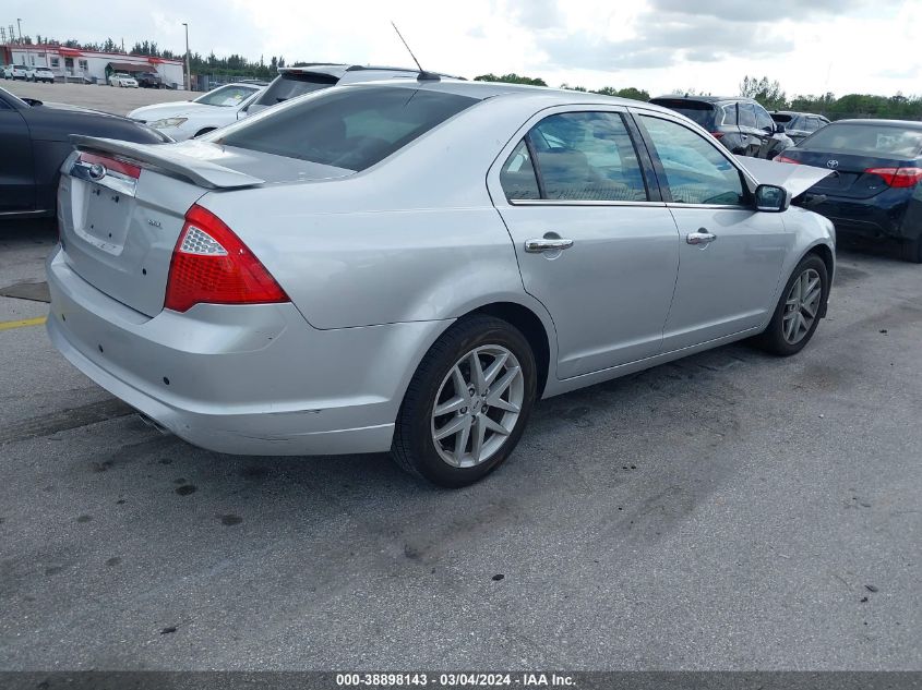 2012 Ford Fusion Sel VIN: 3FAHP0JA3CR444036 Lot: 38898143