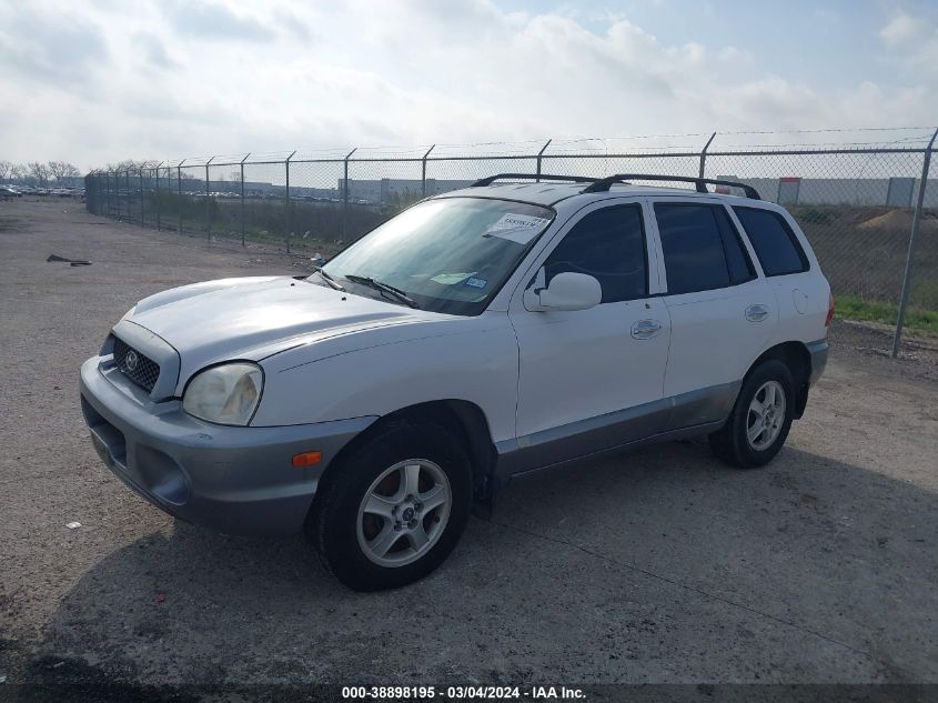 2002 Hyundai Santa Fe Gls/Lx VIN: KM8SC13D32U334440 Lot: 38898195