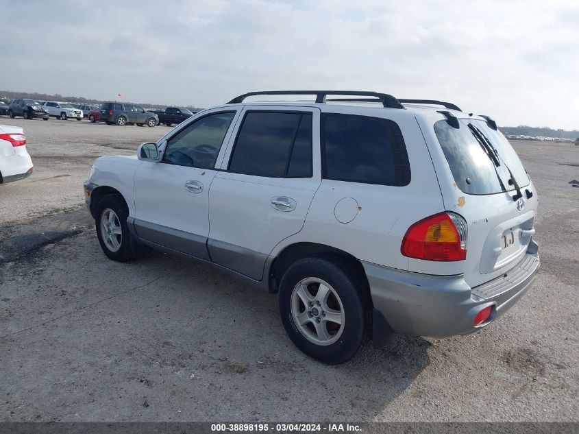 2002 Hyundai Santa Fe Gls/Lx VIN: KM8SC13D32U334440 Lot: 38898195