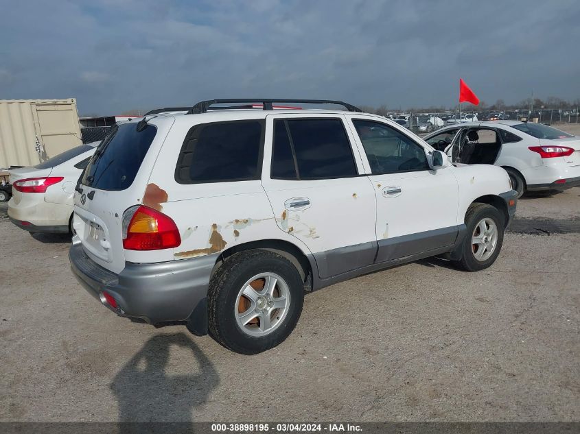 2002 Hyundai Santa Fe Gls/Lx VIN: KM8SC13D32U334440 Lot: 38898195