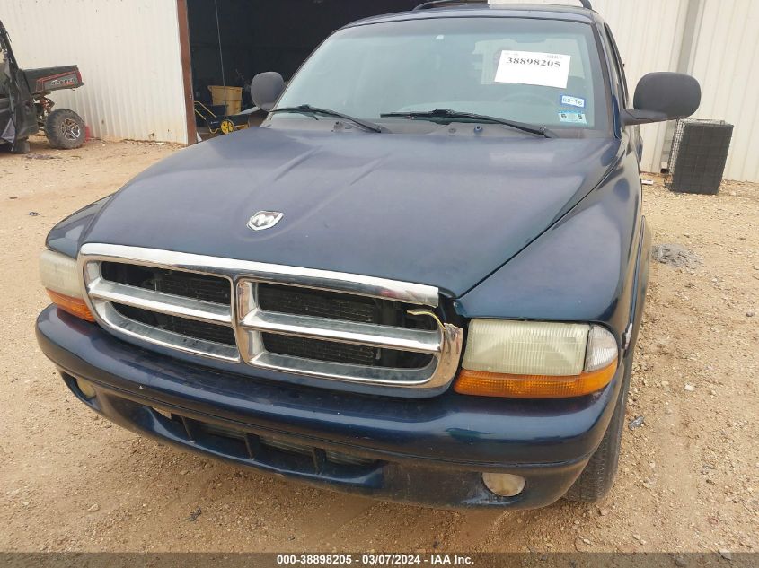 2000 Dodge Durango VIN: 1B4HR28Y4YF149970 Lot: 38898205