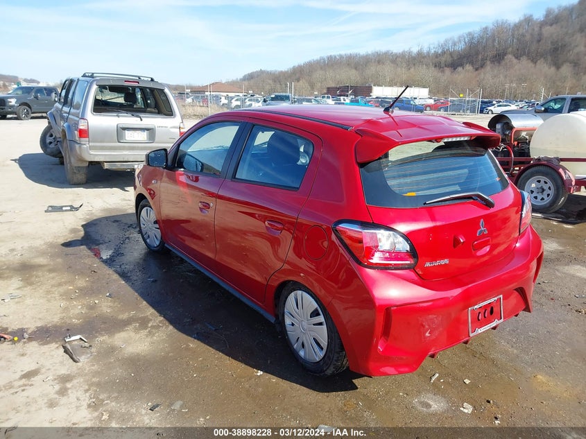 2024 MITSUBISHI MIRAGE 1.2L I-3 DOHC, VVT, (VIN: ML32AUHJ7RH001819