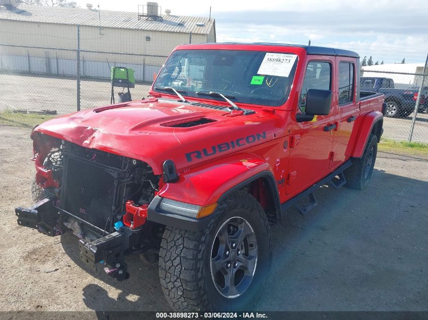 2020 Jeep Gladiator Rubicon 4X4 VIN: 1C6JJTBG1LL155342 Lot: 38898273