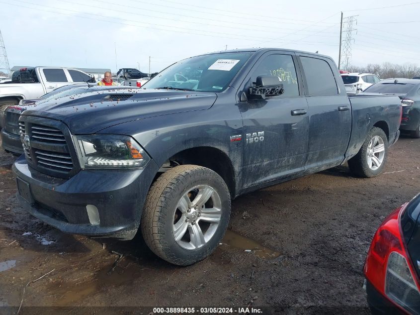 2015 Ram 1500 Sport VIN: 1C6RR7UT6FS698483 Lot: 38898435