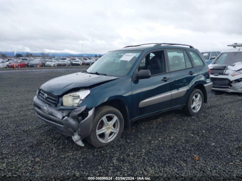 2003 Toyota Rav4 VIN: JTEHH20V530189036 Lot: 38898524