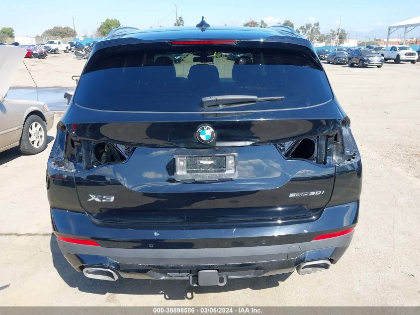 VIN WBX47DP0XNN185844 2022 BMW X3 SDRIVE30I