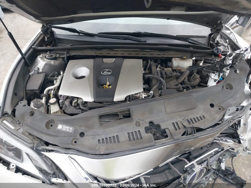 2019 LEXUS ES 300H VIN: JTHB21B10K2027297