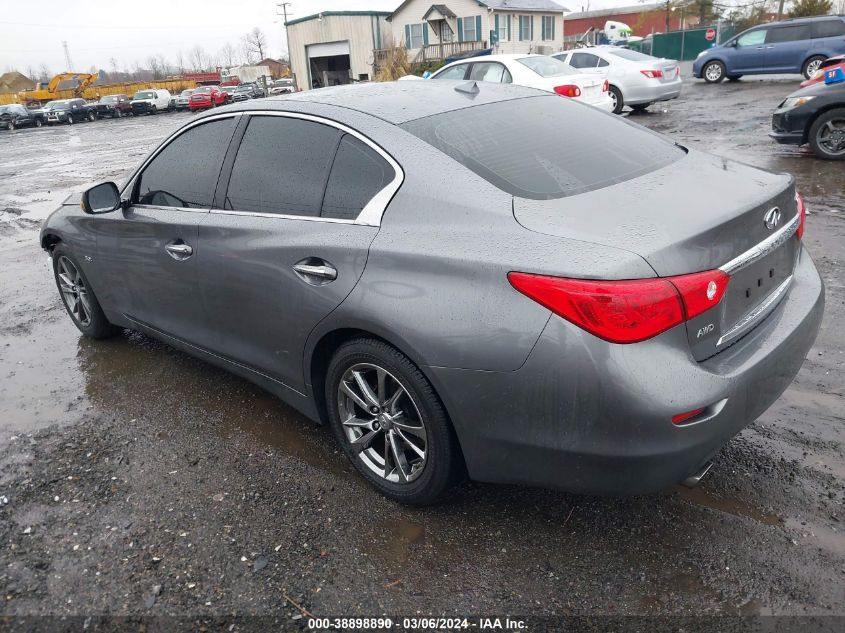 2017 Infiniti Q50 3.0T Signature Edition VIN: JN1EV7AR5HM837380 Lot: 39069919