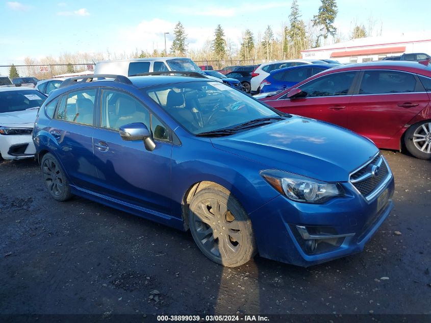 2016 SUBARU IMPREZA 2.0I SPORT LIMITED - JF1GPAY69G8254185