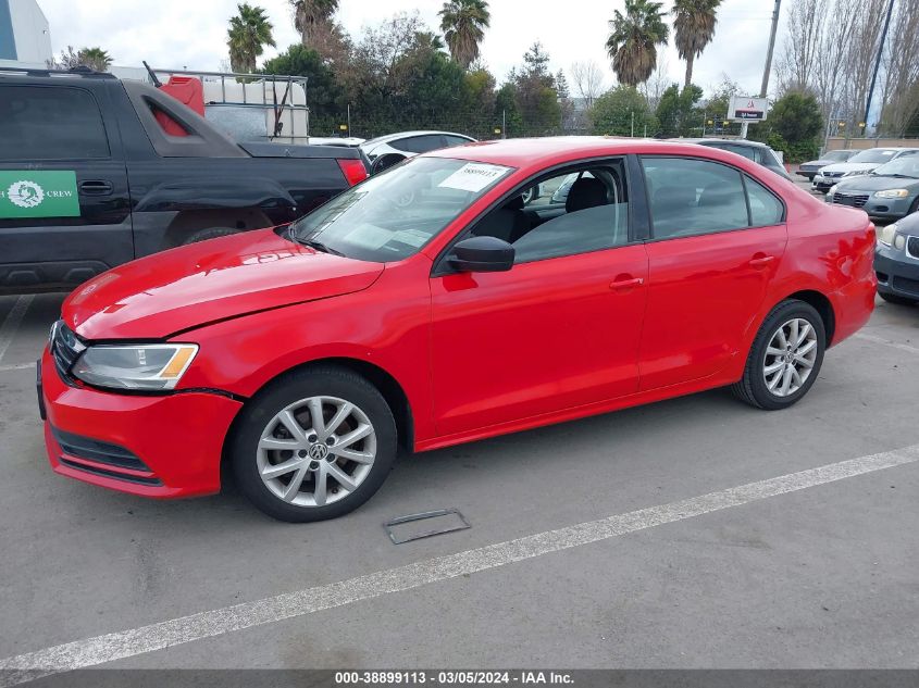 2015 Volkswagen Jetta 1.8T Se VIN: 3VWD17AJ5FM274764 Lot: 38899113