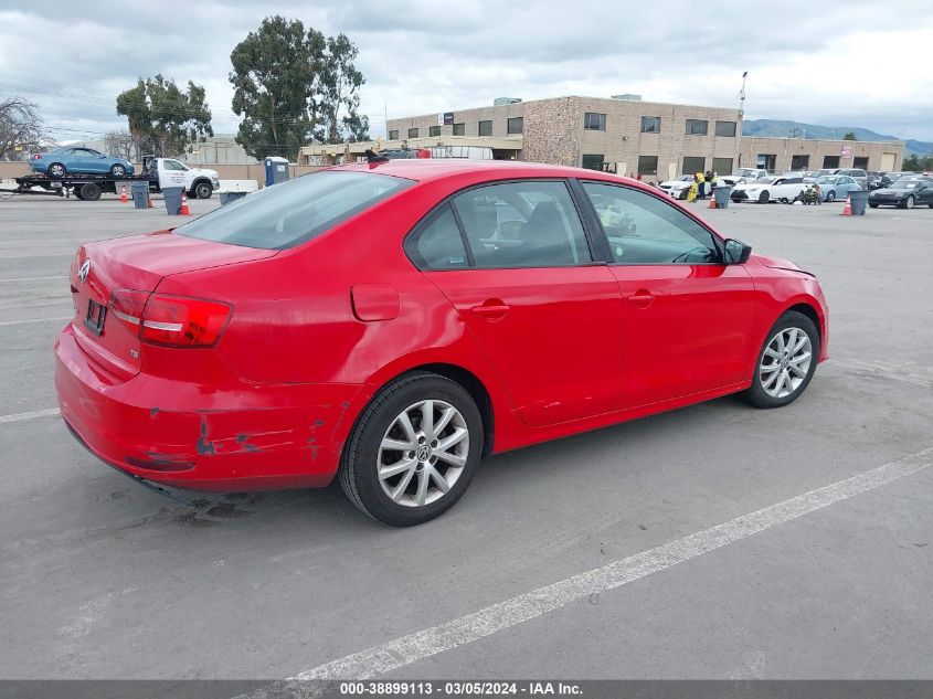 2015 Volkswagen Jetta 1.8T Se VIN: 3VWD17AJ5FM274764 Lot: 38899113