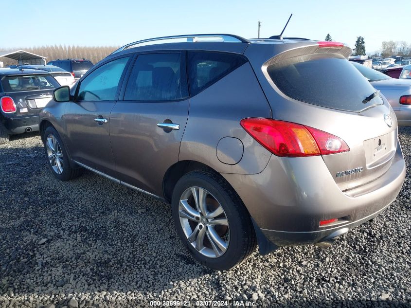 2009 Nissan Murano Le VIN: JN8AZ18W49W125204 Lot: 38899121