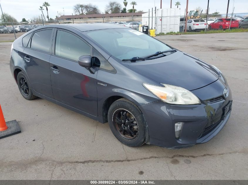 2012 Toyota Prius Three VIN: JTDKN3DU2C5380880 Lot: 38899224