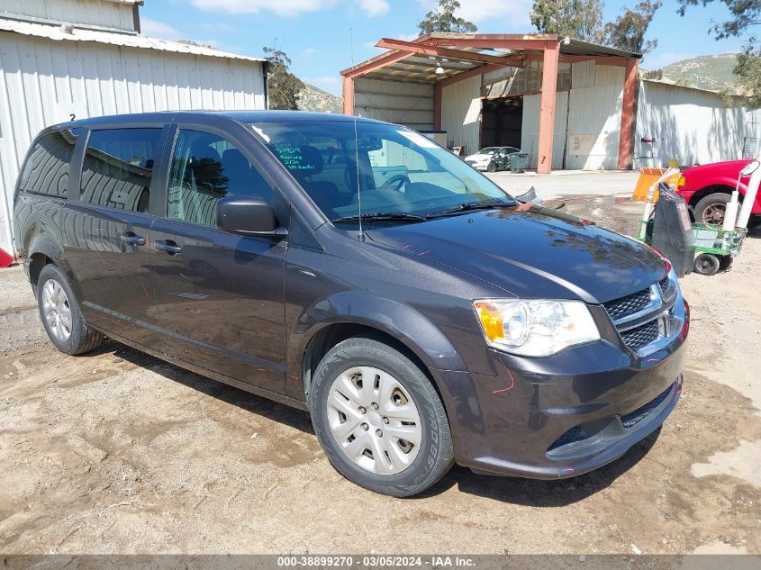 2018 Dodge Grand Caravan Se VIN: 2C4RDGBGXJR166113 Lot: 38899270