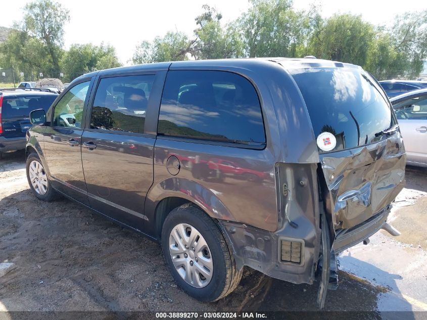 2018 Dodge Grand Caravan Se VIN: 2C4RDGBGXJR166113 Lot: 38899270