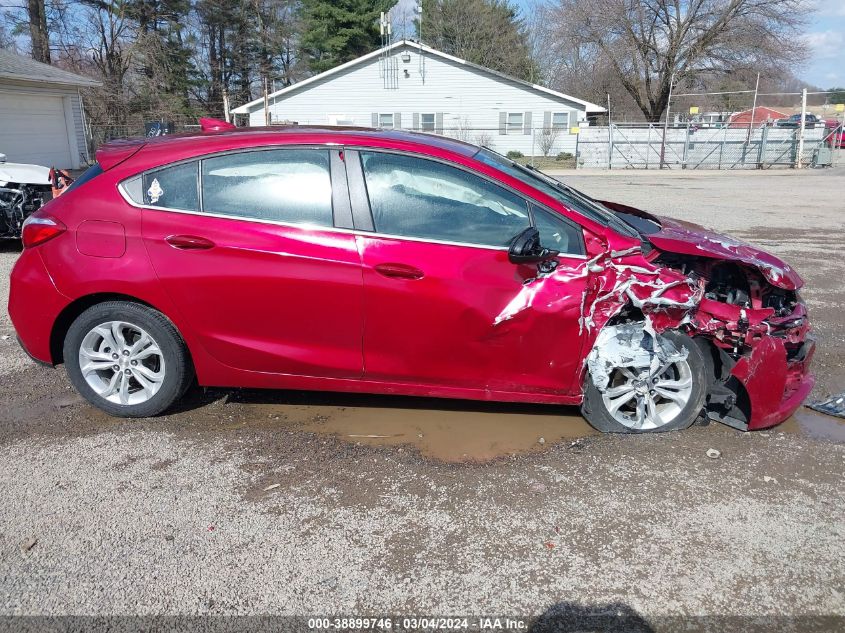 2019 Chevrolet Cruze Lt VIN: 3G1BE6SM9KS599997 Lot: 38899746