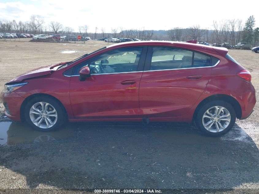 2019 Chevrolet Cruze Lt VIN: 3G1BE6SM9KS599997 Lot: 38899746