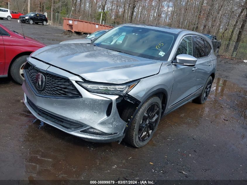 2022 Acura Mdx Technology Package VIN: 5J8YE1H44NL01774 Lot: 38899879