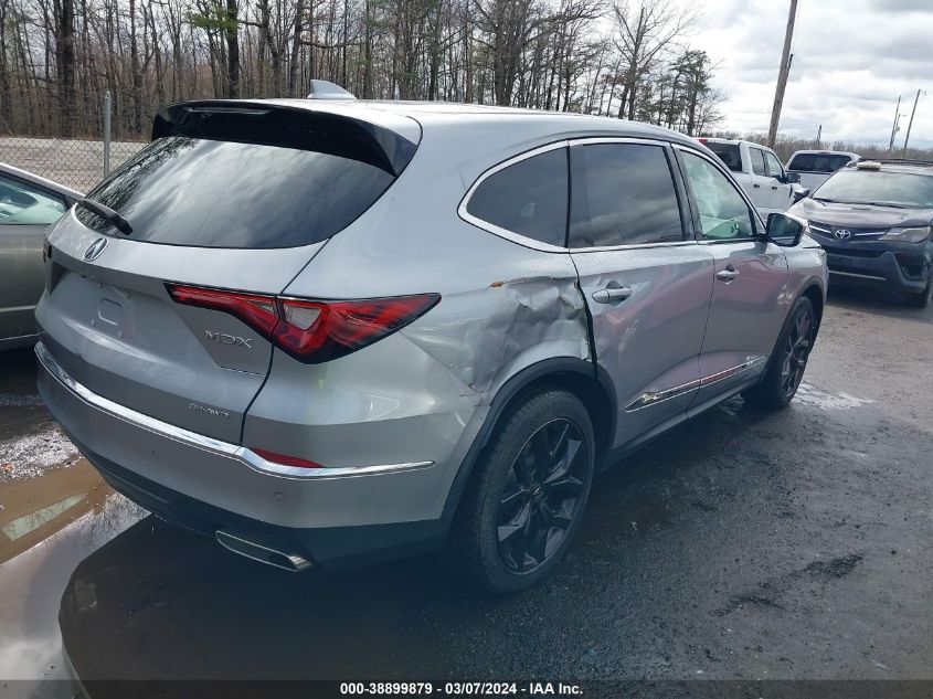 2022 Acura Mdx Technology Package VIN: 5J8YE1H44NL01774 Lot: 38899879