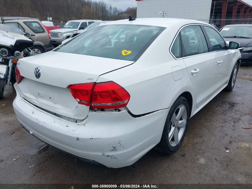 2013 Volkswagen Passat 2.5L Se VIN: 1VWBP7A38DC126856 Lot: 38900009