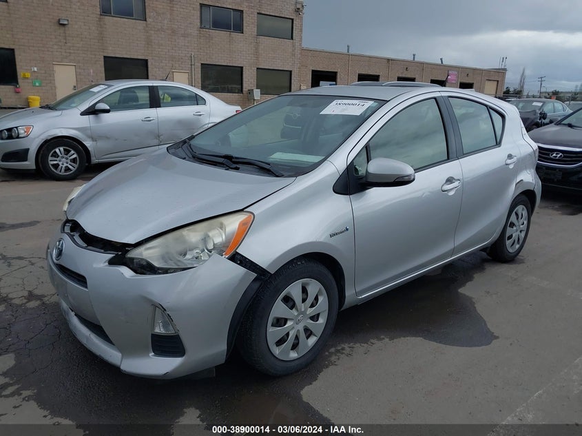 2013 Toyota Prius C One VIN: JTDKDTB30D1540289 Lot: 38900014