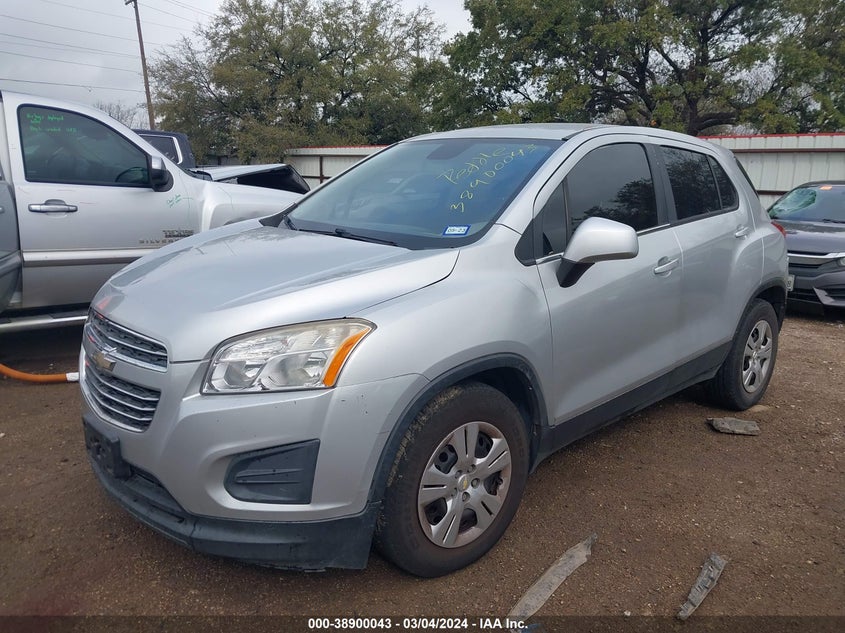 2016 CHEVROLET TRAX 1LS - KL7CJKSBXGB760386