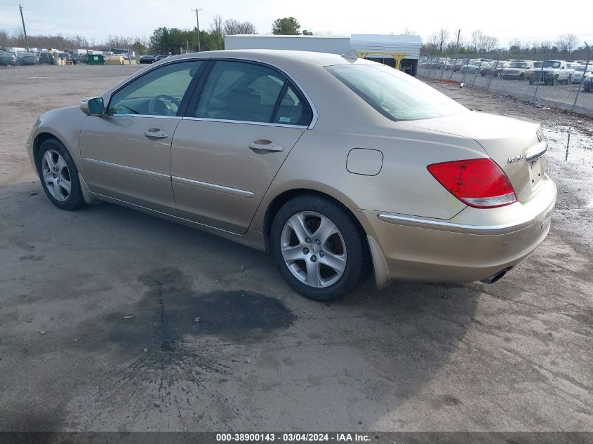 2005 Acura Rl 3.5 VIN: JH4KB16505C006865 Lot: 38900143