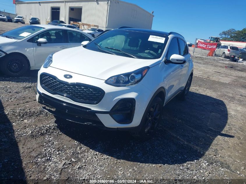 VIN KNDP6CAC5N7018077 2022 KIA SPORTAGE no.2