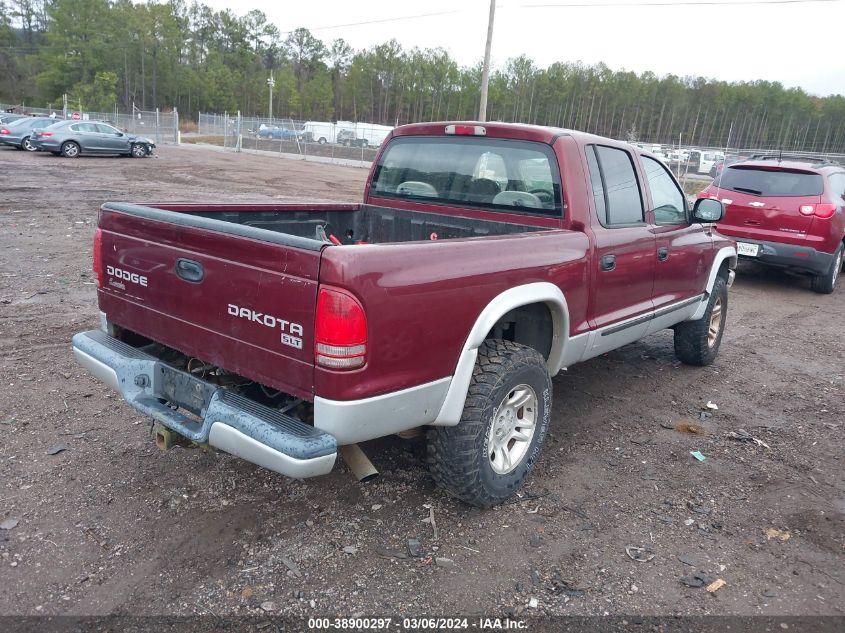 2003 Dodge Dakota Slt VIN: 1D7HL48N13S258267 Lot: 38900297