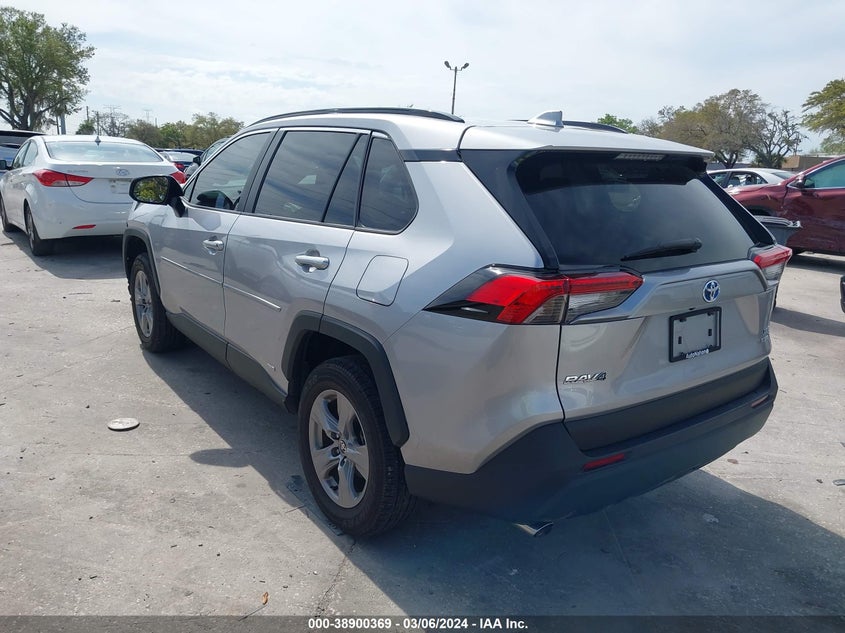 VIN: 4T3RWRFV1NU079338 2022 TOYOTA RAV4 XLE HYBRID
