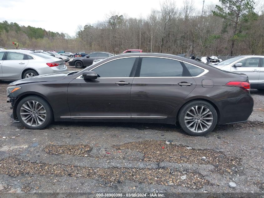 2015 Hyundai Genesis 3.8 VIN: KMHGN4JE9FU044450 Lot: 38900398