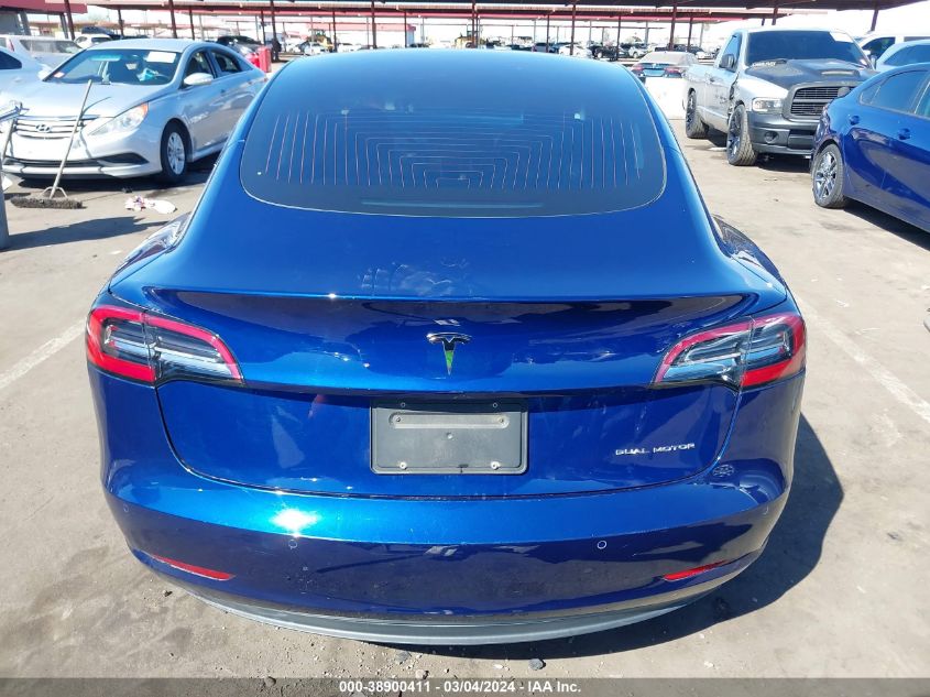 2019 Tesla Model 3 Long Range/Performance VIN: 5YJ3E1EB0KF208544 Lot: 38900411