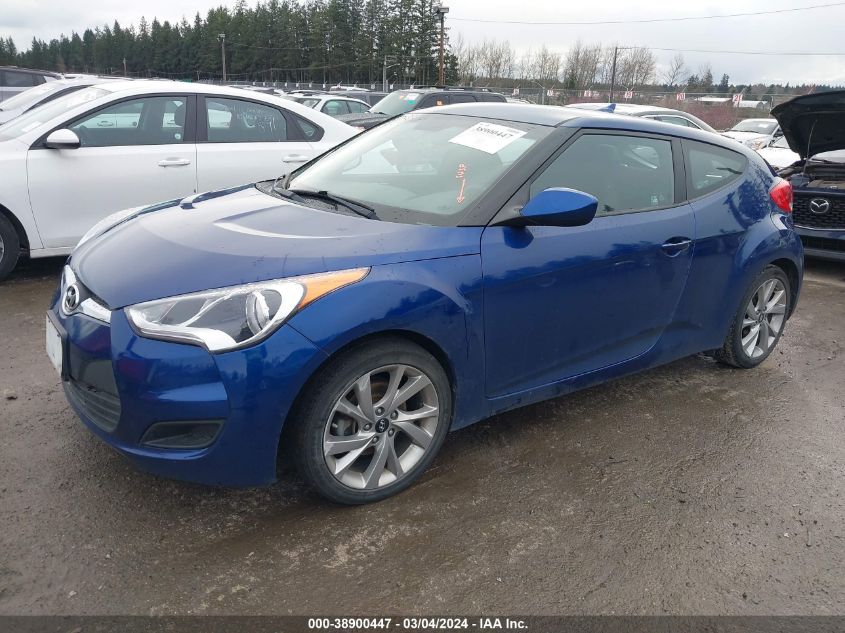 2016 Hyundai Veloster VIN: KMHTC6AD5GU281770 Lot: 38900447