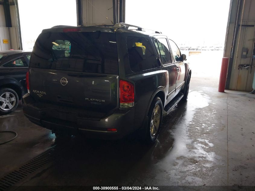 2012 Nissan Armada Platinum VIN: 5N1BA0NE4CN622162 Lot: 38900555