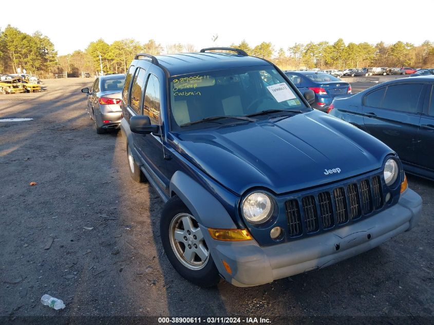 1J8GL48K35W622575 2005 Jeep Liberty Sport