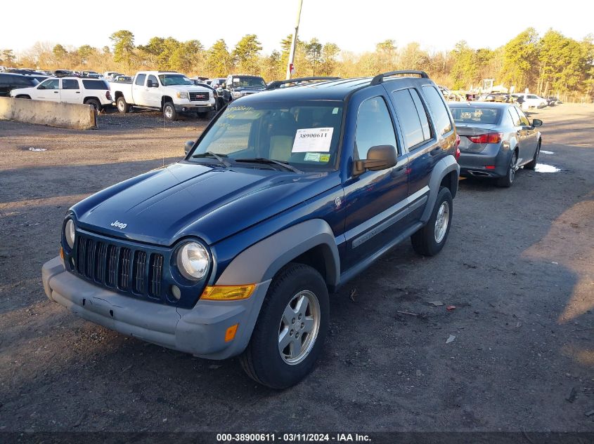 1J8GL48K35W622575 2005 Jeep Liberty Sport