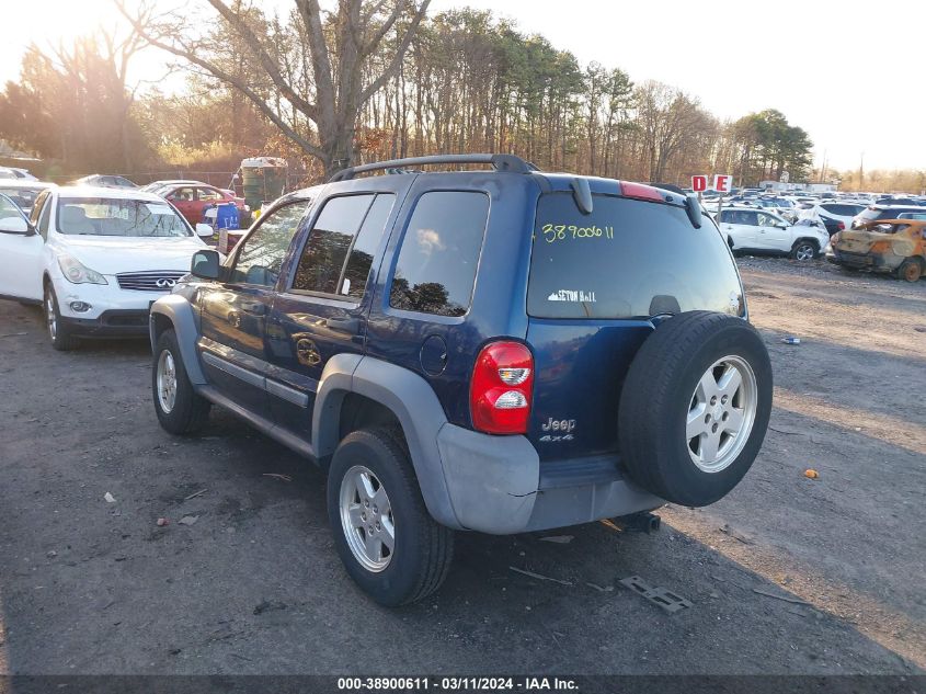 1J8GL48K35W622575 2005 Jeep Liberty Sport