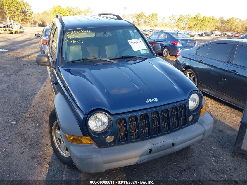 1J8GL48K35W622575 2005 Jeep Liberty Sport