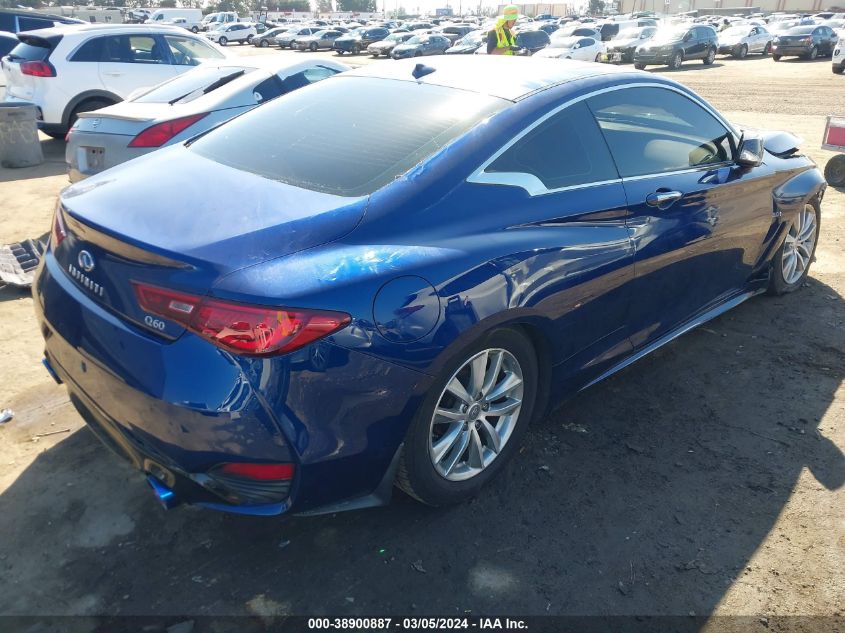 2018 Infiniti Q60 3.0T Luxe VIN: JN1EV7EK4JM341344 Lot: 38900887