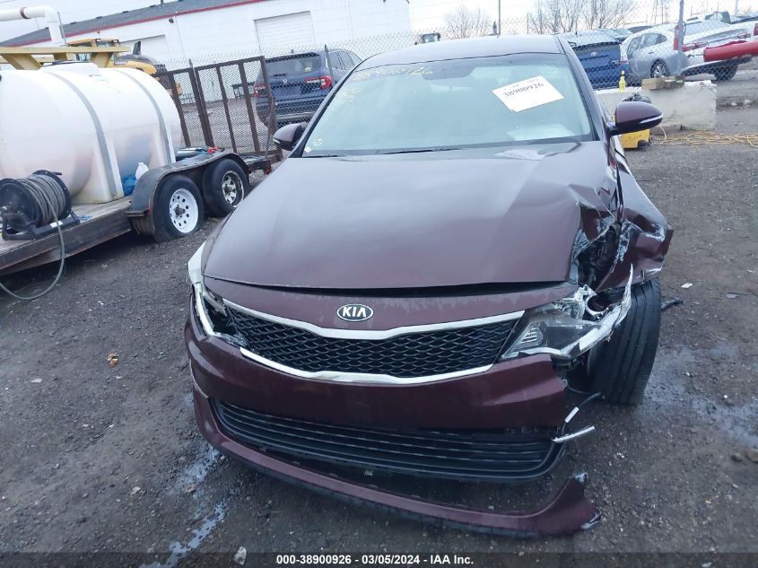 2017 Kia Optima Lx VIN: 5XXGT4L36HG146898 Lot: 38900926