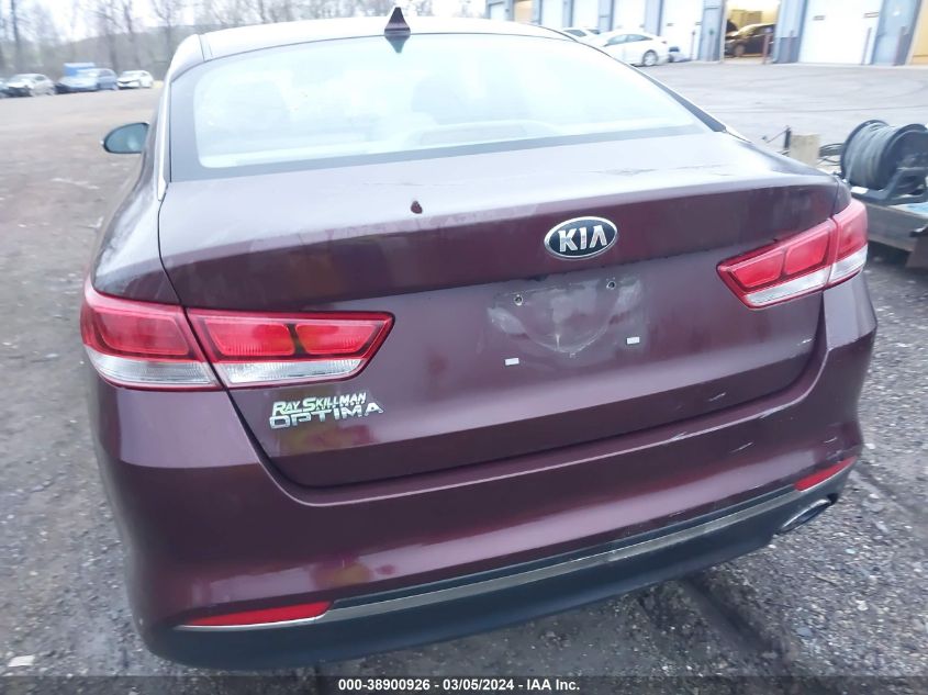 2017 Kia Optima Lx VIN: 5XXGT4L36HG146898 Lot: 38900926