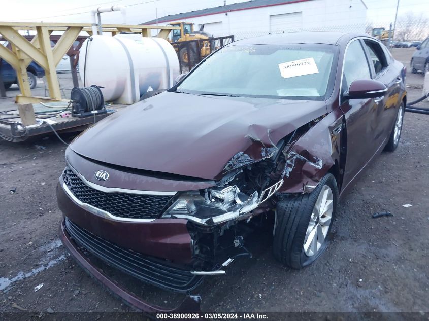 2017 Kia Optima Lx VIN: 5XXGT4L36HG146898 Lot: 38900926