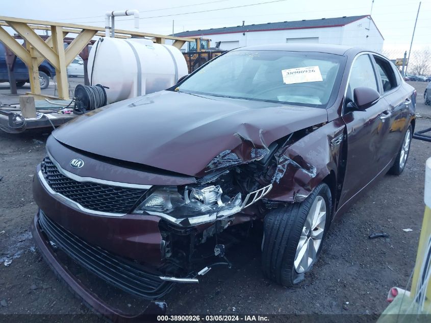 2017 Kia Optima Lx VIN: 5XXGT4L36HG146898 Lot: 38900926