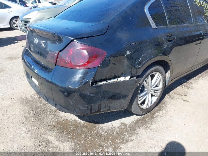 2012 Infiniti G37 Journey VIN: JN1CV6AP2CM624010 Lot: 38901012