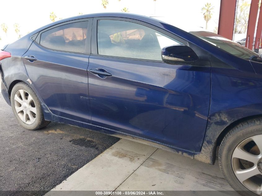 5NPDH4AE6DH452121 2013 Hyundai Elantra Limited