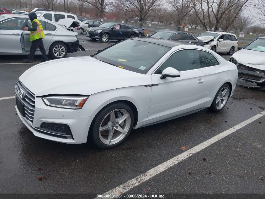 2019 Audi A5 45 Premium VIN: WAUTNAF51KA006925 Lot: 38901261