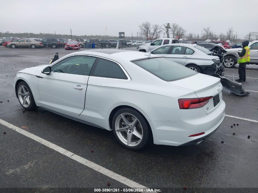 2019 Audi A5 45 Premium VIN: WAUTNAF51KA006925 Lot: 38901261