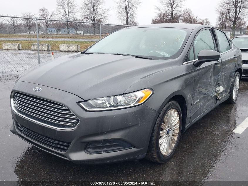 2016 Ford Fusion Hybrid S VIN: 3FA6P0UU6GR263127 Lot: 38901279