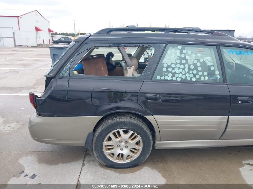 2001 Subaru Outback H6-3.0 VIN: 4S3BH806617665238 Lot: 38901689